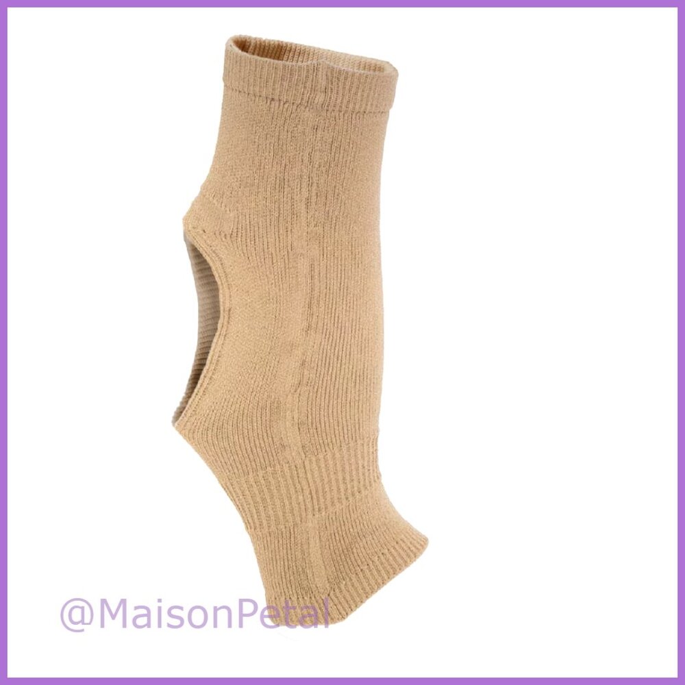 Compression Barefoot Socks, 20-30 mmHg, Arch Support, Polyester Blend